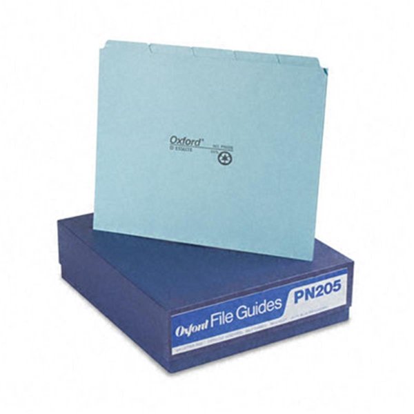 Esselte Pendaflex Corporation Esselte Pendaflex PN205 Top Tab File Guides  Blank  1/5 Tab  25 Point Pressboard  Letter  50 per Box PN205